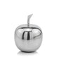 11" Red and Silver Aluminum Decorative Apple