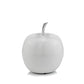 11" Red and Silver Aluminum Decorative Apple