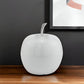 11" Red and Silver Aluminum Decorative Apple