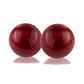 Set Of 2 Blue Aluminum Decorative Spheres 3'