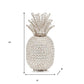 13" Gold and Faux Crystal Pineapple Tabletop Sculpture