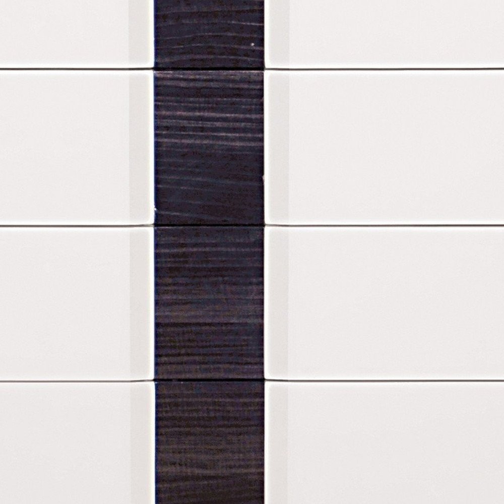 White And Grey Dresser With 6 Drawer