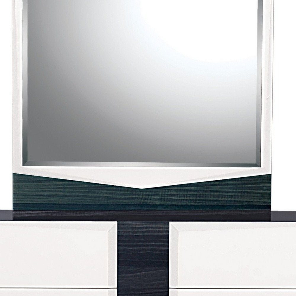 White And Grey Chest With 5 Drawer