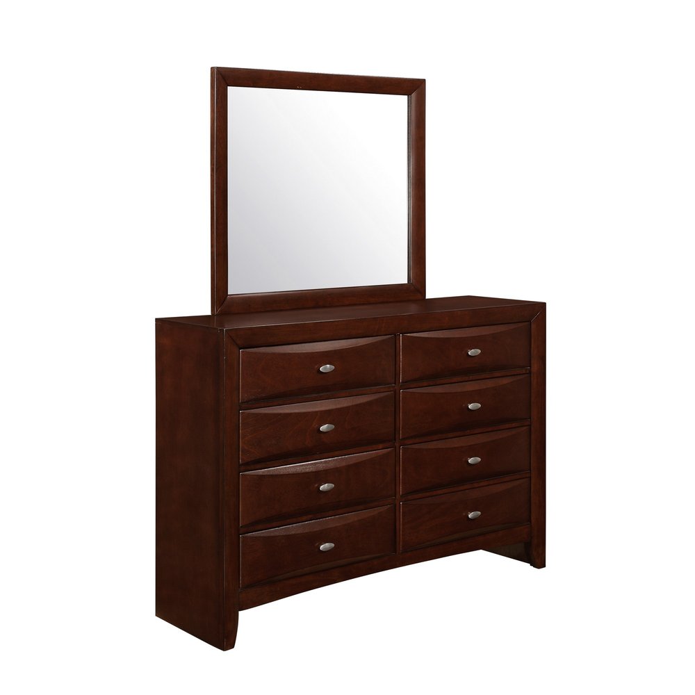 New Merlot Chest With 5 Chambared Drawer