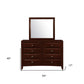 New Merlot Chest With 5 Chambared Drawer