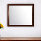 35" Merlot Framed Accent Mirror