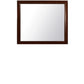 35" Merlot Framed Accent Mirror