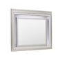38" Champagne Wood Lighted Mounted Accent Mirror