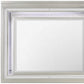 38" Champagne Wood Lighted Mounted Accent Mirror