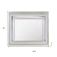 38" Champagne Wood Lighted Mounted Accent Mirror
