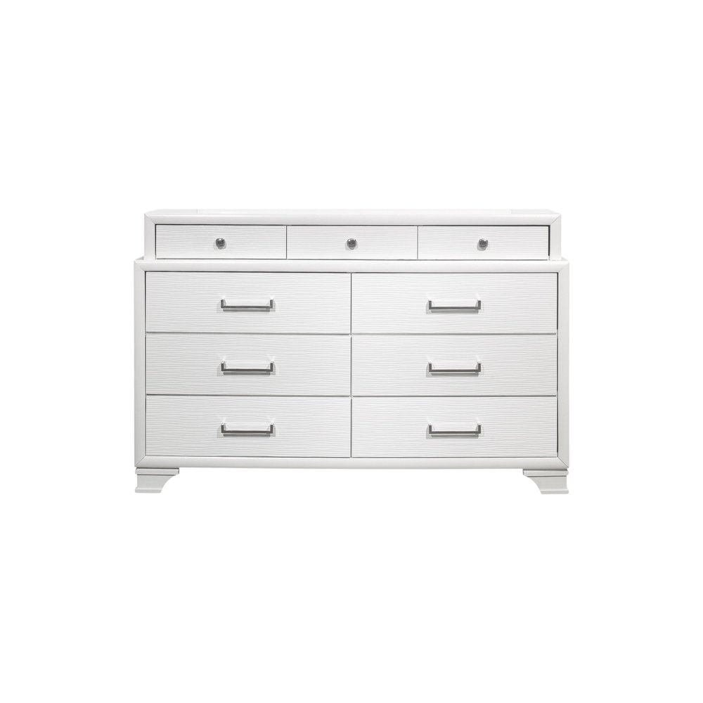 White Chest With 6 Drawers