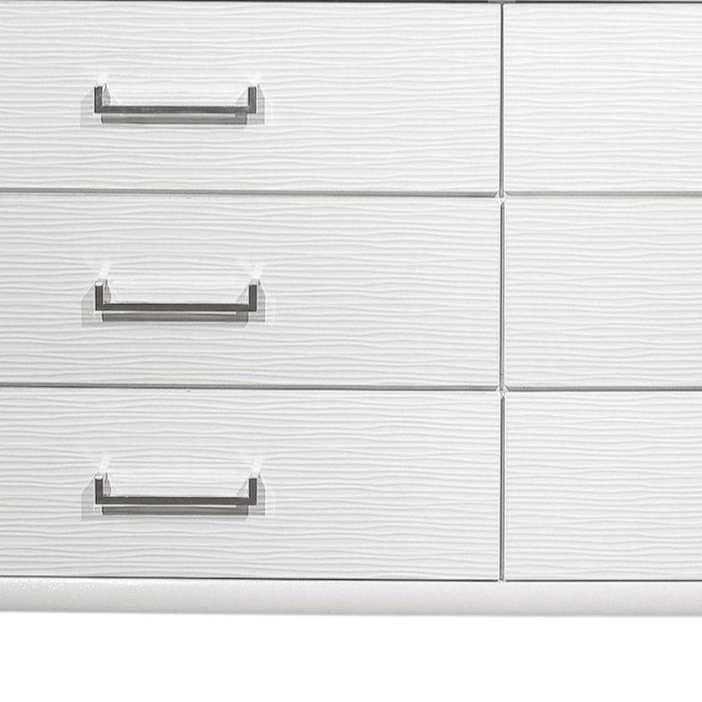 White Chest With 6 Drawers
