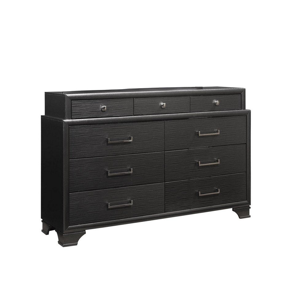Grey Chest With 6 Drawers