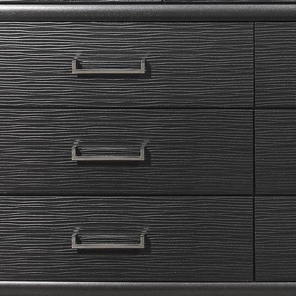 Grey Chest With 6 Drawers