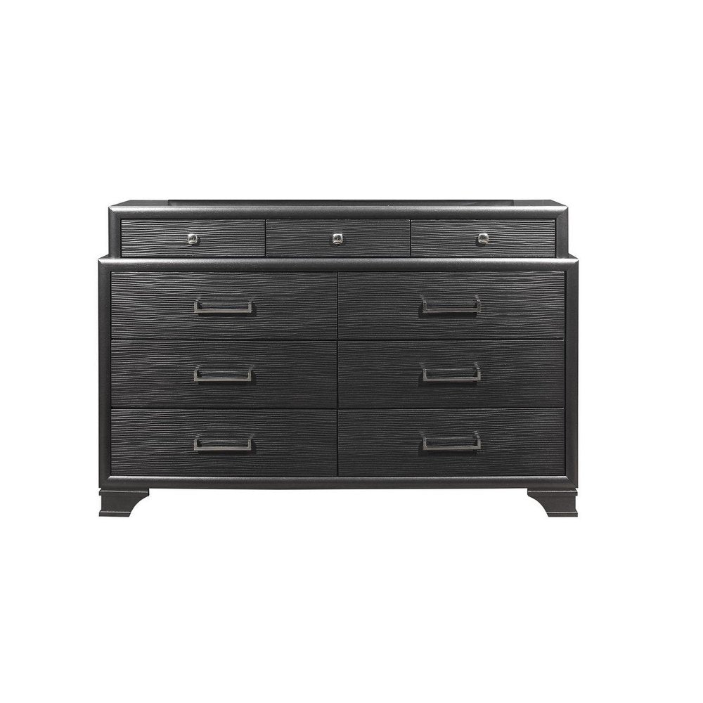 Grey Chest With 6 Drawers