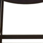31" Tan And Espresso Faux Leather And Solid Wood Backless Counter Height Bar Chair