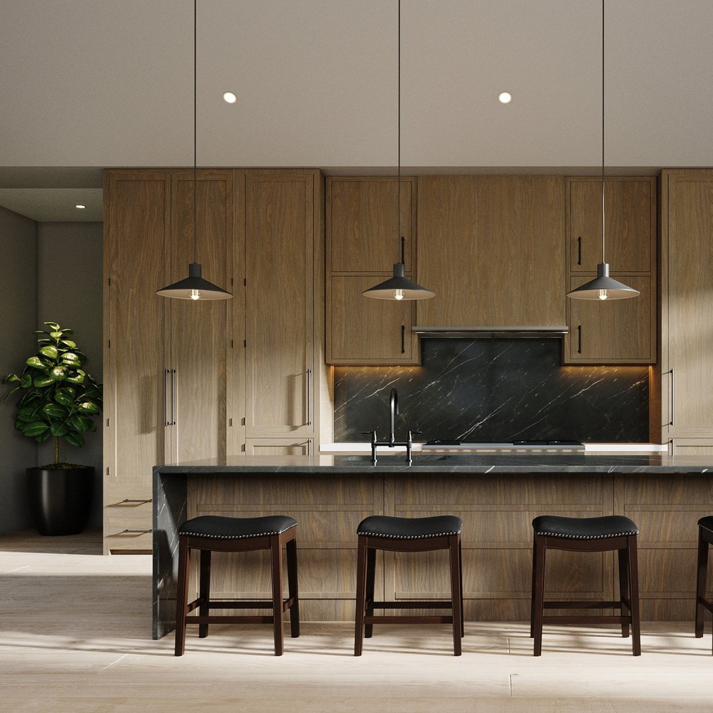 26" Black and Espresso Solid Wood Backless Counter Height Bar Chair