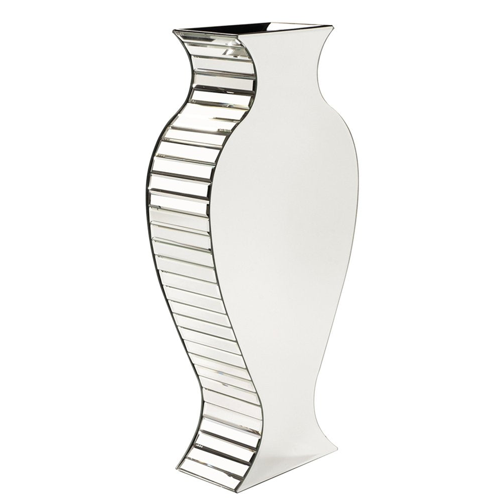 28" Clear Crystal Glass Table Vase