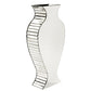 28" Clear Crystal Glass Table Vase