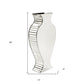28" Clear Crystal Glass Table Vase