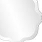 16" Gray Abstract Unframed Accent Mirror