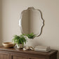 16" Gray Abstract Unframed Accent Mirror
