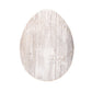 12" X 9" White Easter Solid Wood Hanging Dimensional Sculpture