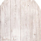 24" Rustic White Wash Wood Large Egg