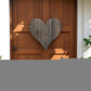 12" Weathered Gray Reclaimed Wood Heart Wall Decor