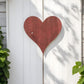 12" Rustic Red Reclaimed Wood Heart Wall Decor
