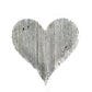 12" Whitewash Reclaimed Wood Heart Wall Decor
