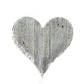 18" Whitewash Reclaimed Wood Heart Wall Decor