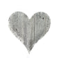 18" Whitewash Reclaimed Wood Heart Wall Decor
