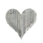 24" Whitewash Reclaimed Wood Heart Wall Decor