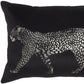 Black Leopard Lumbar Pillow