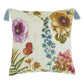 18" Orange White and Green Cotton