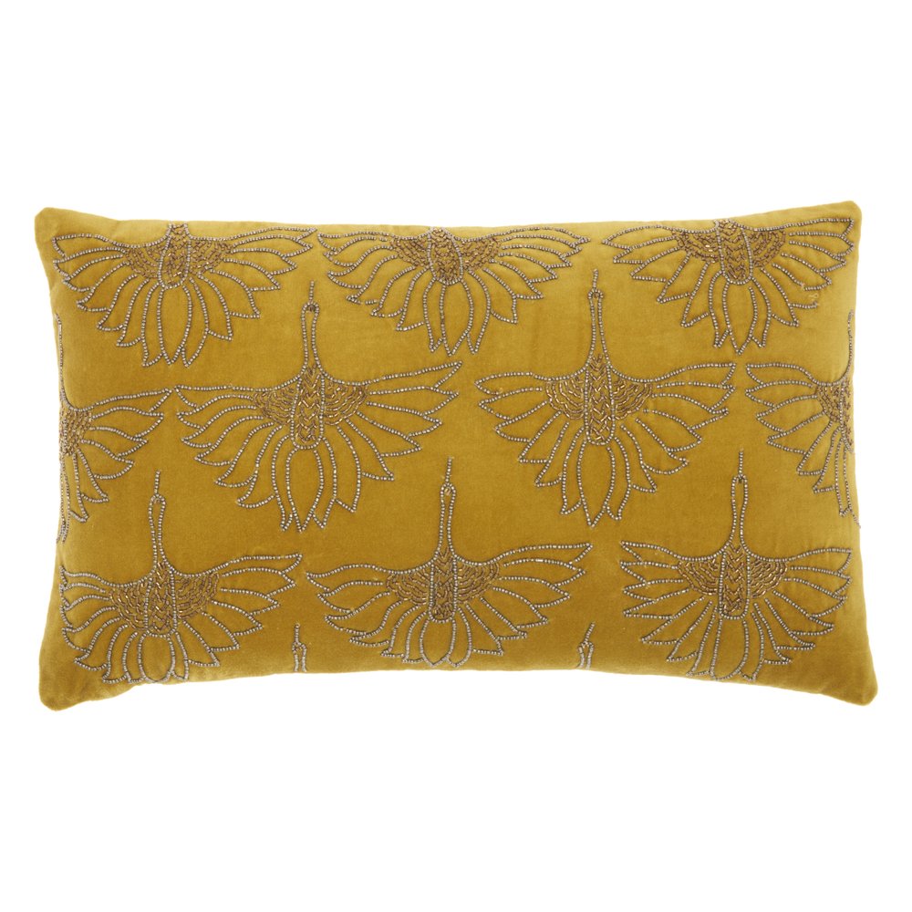 Brilliant Gold Lumbar Pillow