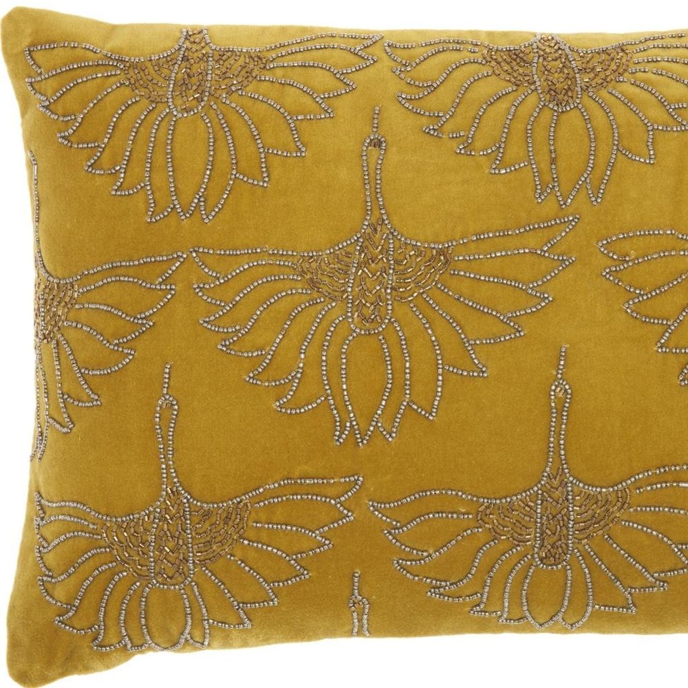 Brilliant Gold Lumbar Pillow