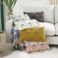 12" X 20" Ivory Cotton Throw Pillow
