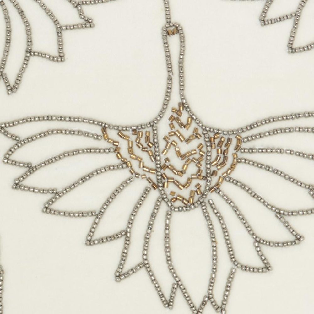 12" X 20" Ivory Cotton Throw Pillow