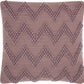 Boho Pale Purple Textural Chevron Throw Pillow