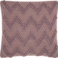 Boho Pale Purple Textural Chevron Throw Pillow