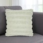 20" Mint Green Striped Throw Pillow With Texture