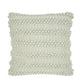 20" Mint Green Striped Throw Pillow With Texture