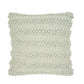 20" Mint Green Striped Throw Pillow With Texture