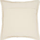 20" Indigo And Ivory Geometric Cotton Throw Pillow