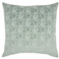 22" Green Abstract Throw Pillow