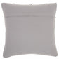 Light Gray Textured Lattice Throw Pillow