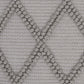 Light Gray Textured Lattice Throw Pillow