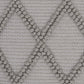 Light Gray Textured Lattice Throw Pillow